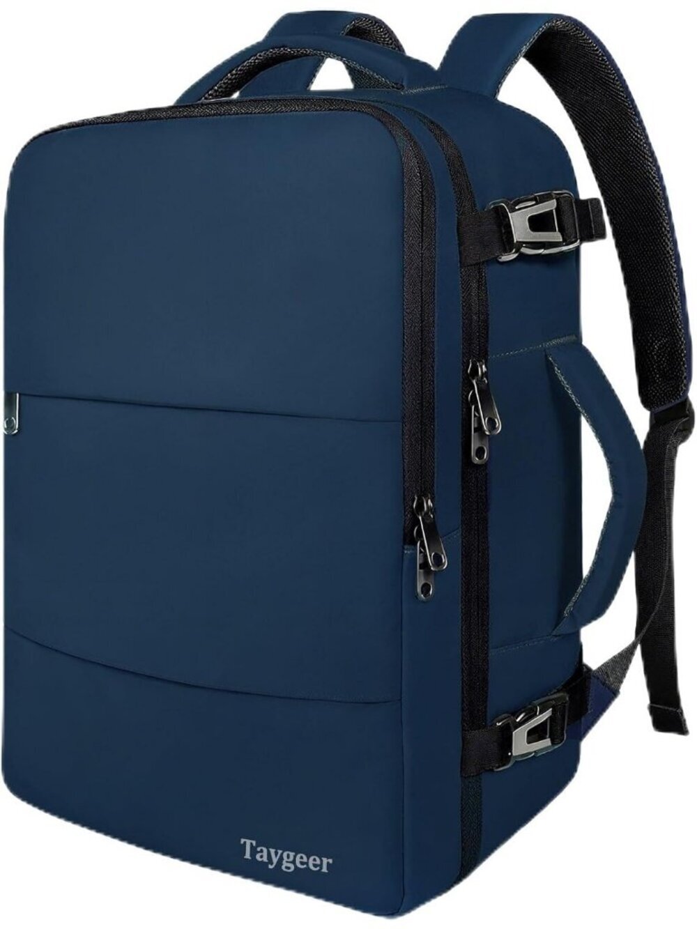 Women's Darkblue 15.6inch Laptop Mochila Flight Approved Daypack with Pocket